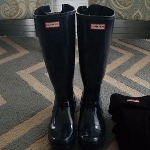 Hunter Adjustable Back Rain Boot
